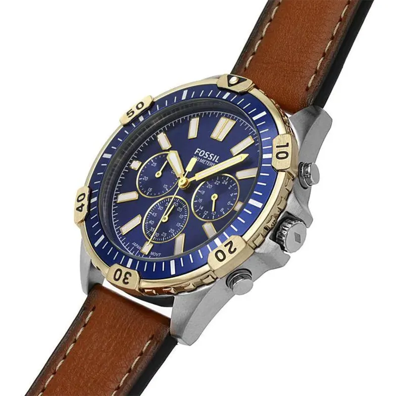 Fossil Garret Choronograph Quartz Blue Dial Men's Watch | FS5625